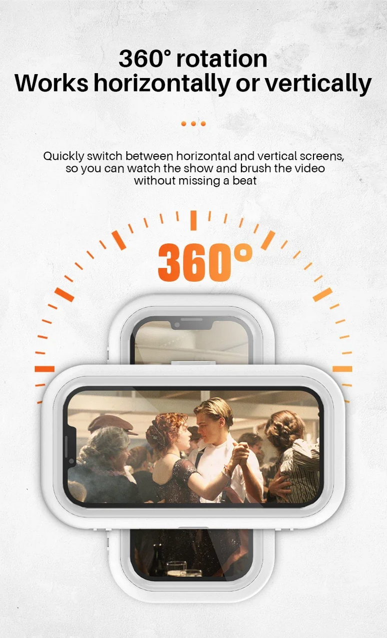 Waterproof Phone Holder (360º Adjustable)